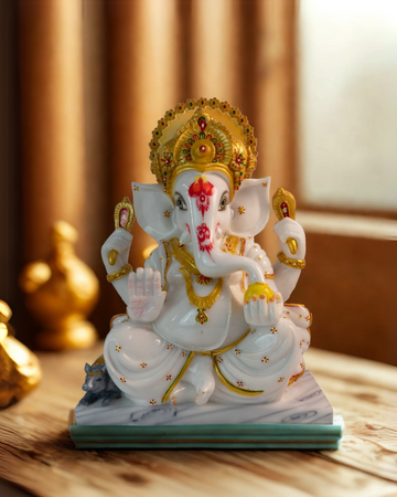 Lord Ganesha - Auspicious Sitting Pose