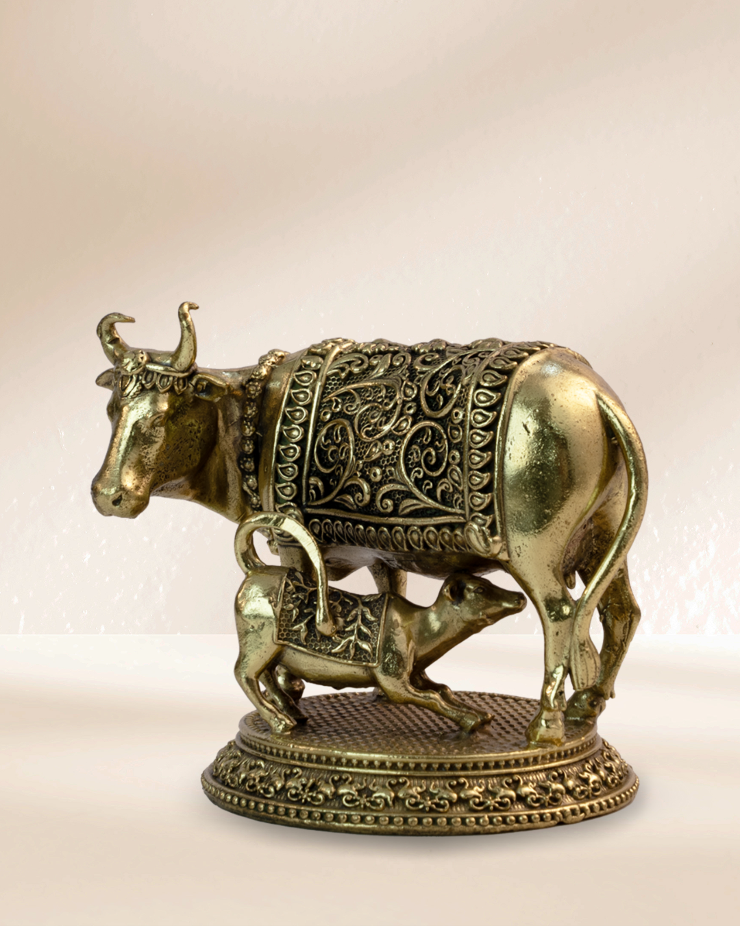 Ashtadhatu Kamdhenu Cow and Calf