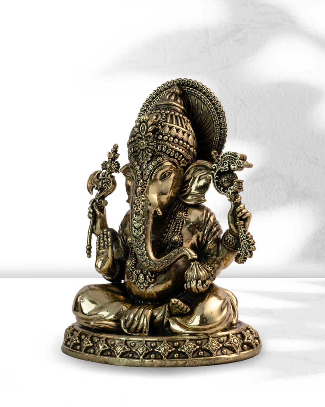 Ashtadhatu Lord Ganesha - Auspicious Sitting Pose