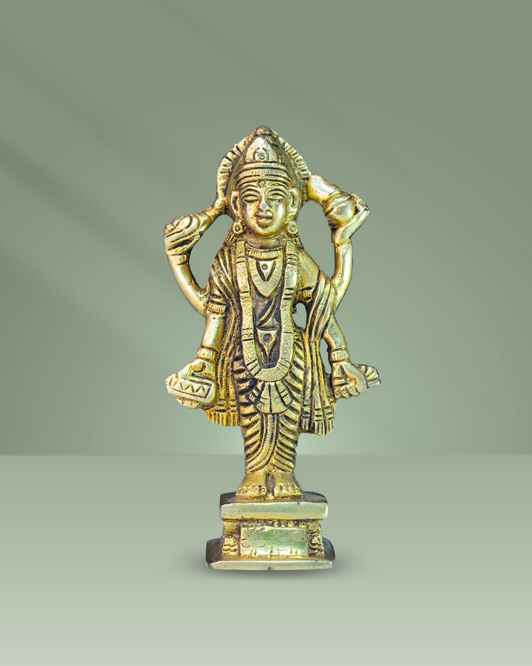 Brass Lord Vishnu