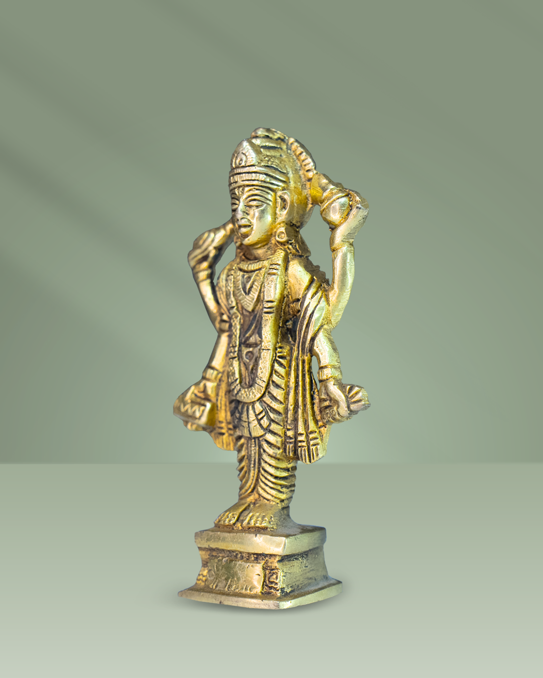 Brass Lord Vishnu