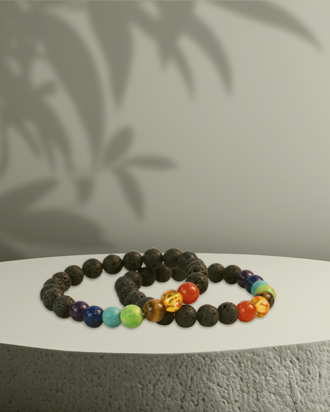 Lava 7 Chakra Bracelet